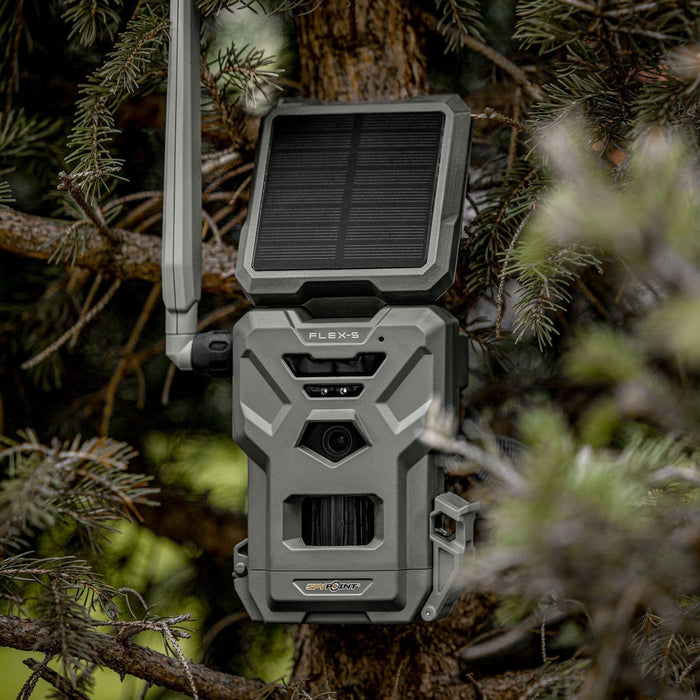 Spypoint FLEX-S Cellular Trail Camera with Solar Kit Security Cam vendor-unknown