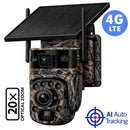 ProCam AI 20X PTZ 4G Solar Security Camera
