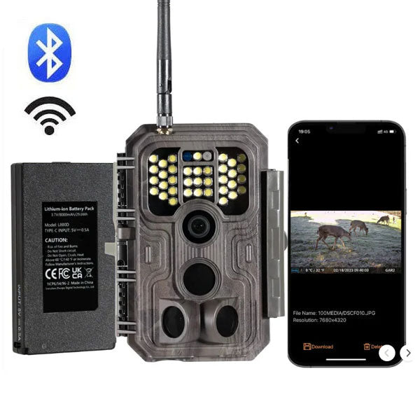GardePro E9PWF Wifi White Flash Trail Camera