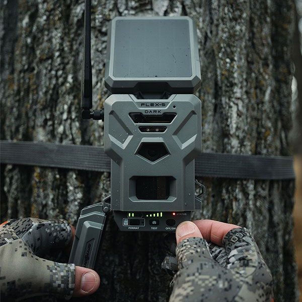 Spypoint FLEX-S Dark 4G Trail Camera with Solar Kit