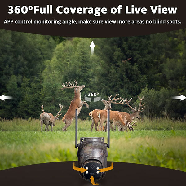 ProCam 4G Live Ranger V2 360 PTZ Camera with Solar kit