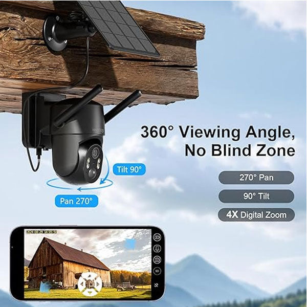 ProCam Wifi Live Ranger 360 PTZ Solar Camera