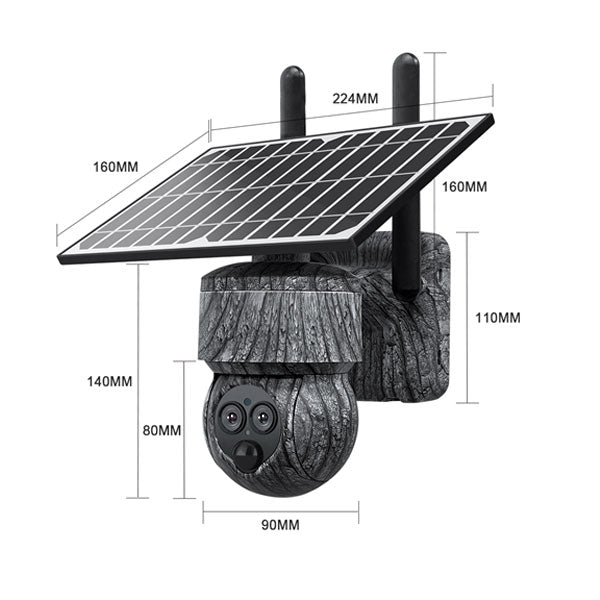 ProCam LIVE Ranger 360 PTZ 4G Trail Camera with Solar Panel