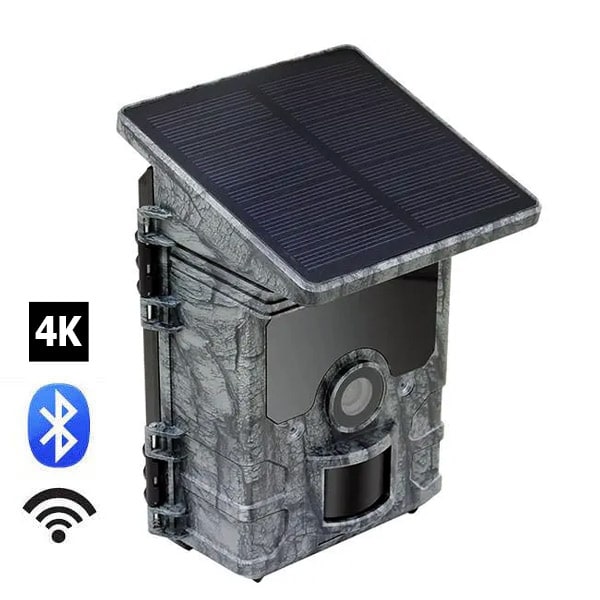 WIFI ProCam Outdoor Solar Trail Camera 4K Bluetooth Ultra HD 4K