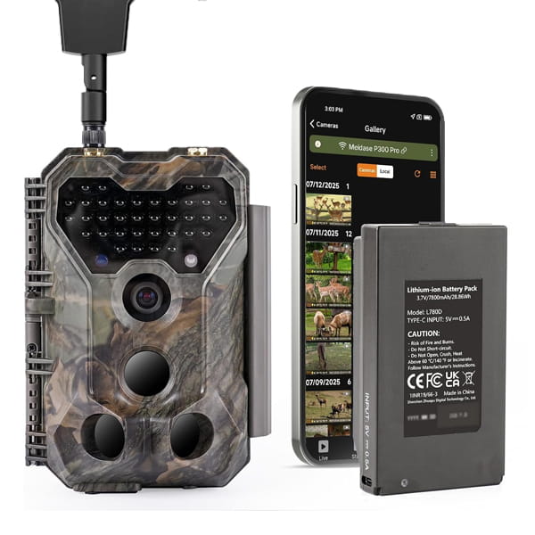 GardePro X70 Pro 4G Live Stream GPS Outdoor Trail Camera + Battery