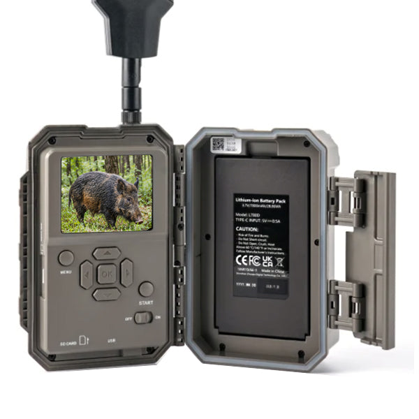 GardePro X70 Pro 4G Live Stream GPS Outdoor Trail Camera + Battery