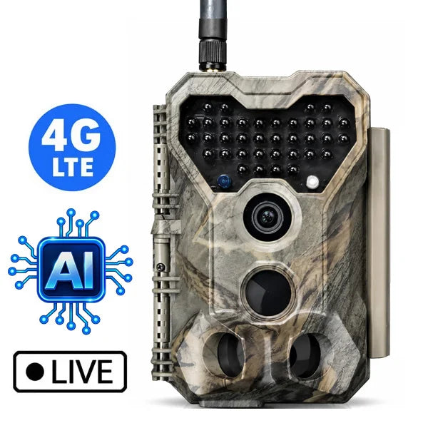 GardePro X70 3.0 Ultra Ai 4G Live Stream GPS Trail Camera + Battery