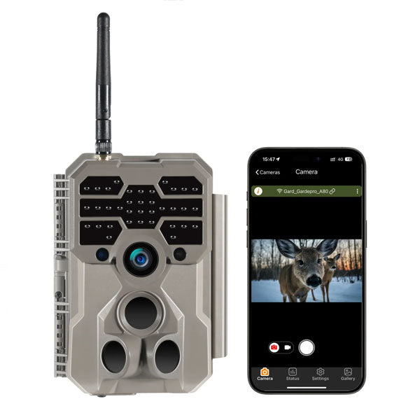 GardePro A80 Wifi Bluetooth 4k Black Flash Trail Camera