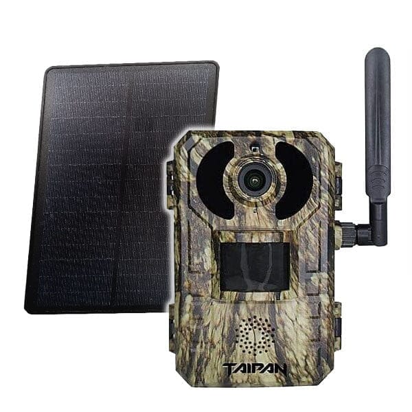 TAIPAN 4G Live Stream Cam with Solar Panel Kit Trail Cameras vendor-unknown 