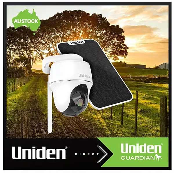 Uniden Guardian App Cam solo 4G Pan & Tilt Camera with Solar Panel Trail Cameras vendor-unknown 